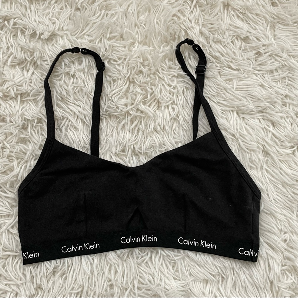 COPY - Black Calvin Klein Keyhole Bralette